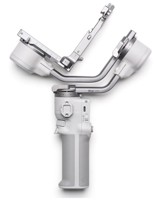 Stativ Gimbal für Kamera faltbar Bluetooth  RS4 Mini Gimbal-Stabilisator (Weiß) 