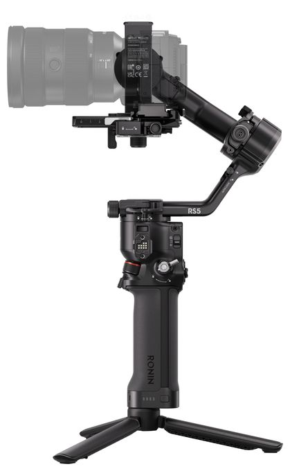 Stativ Gimbal für Kamera faltbar Bluetooth  RS5 (Schwarz) 