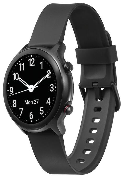 Digital 44 mm Smartwatch Rund IP68  380600 Watch (Schwarz) 