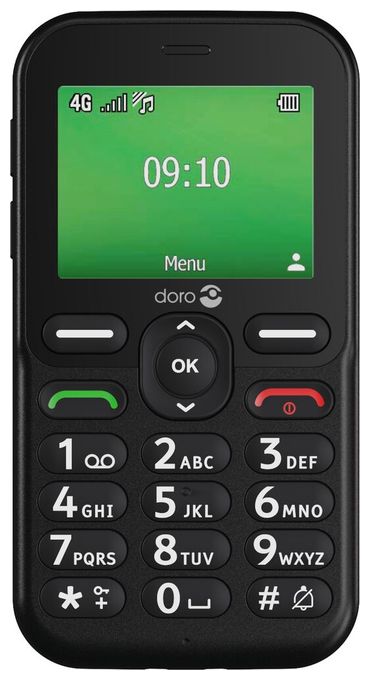 4G Smartphone 6,1 cm (2.4 Zoll 1 GHz 0,3 MP Single SIM  Leva E10 (Schwarz) 