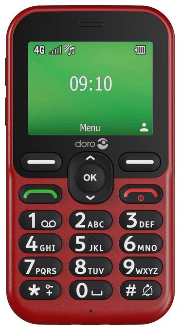 4G Smartphone 6,1 cm (2.4 Zoll 1 GHz 0,3 MP Single SIM  Leva E10 (Rot) 
