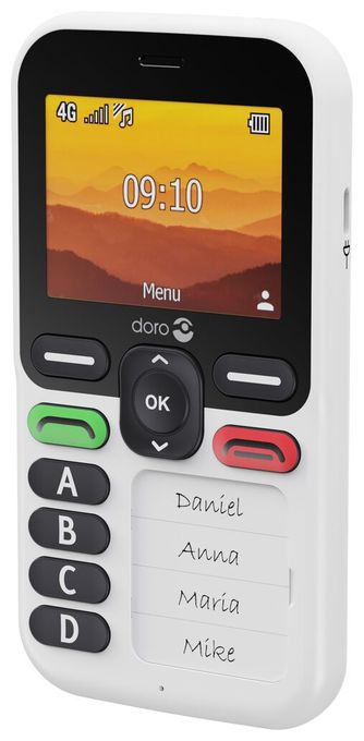 4G Smartphone 6,1 cm (2.4 Zoll 1 GHz Single SIM  Leva X10 (Schwarz, Weiß) 