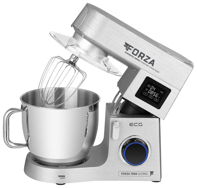 1800 W Küchenmaschine 8 l  Forza 7800 (Silber, Edelstahl) 
