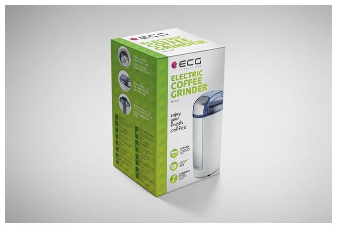 Kaffeemühle für 80 g 250 W  KM110 (Silber, Weiß) 
