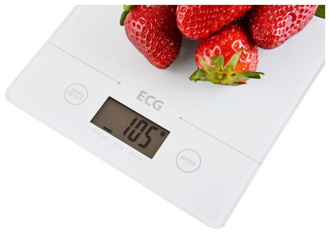 Elektronische Küchenwaage bis 5 kg  KV117 Slim (Weiß) 