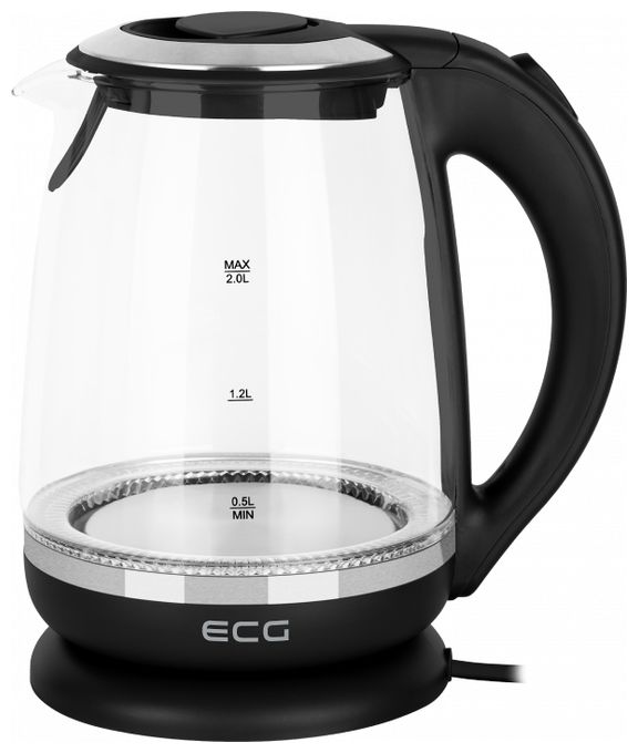 2,0 l Wasserkocher 1850 W (Schwarz, Transparent) RK2080 