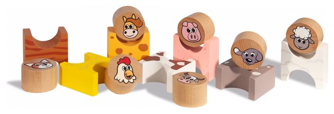 Stackable Farm Animals 