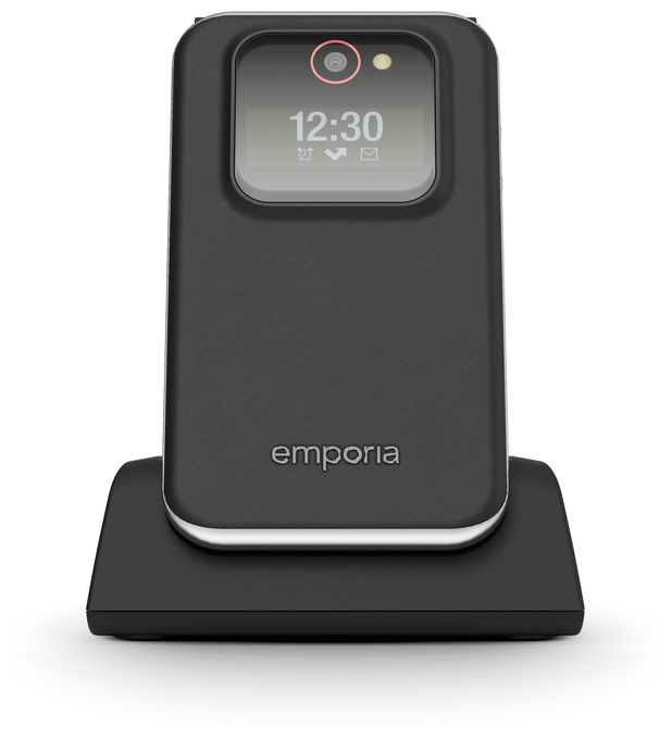 4G Smartphone 7,11 cm (2.8 Zoll) 2 MP Single SIM  Joy V228 Seniorenhandy (Schwarz) 