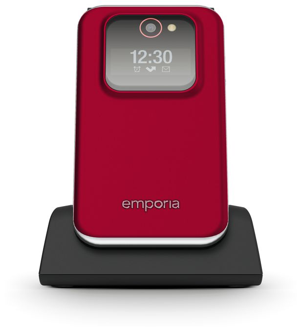 4G Smartphone 7,11 cm (2.8 Zoll) 2 MP Single SIM  Joy V228 Seniorenhandy (Rot) 