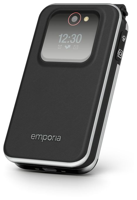 2G Smartphone 7,11 cm (2.8 Zoll) 2 MP  Joy V228 Seniorenhandy (Schwarz) 