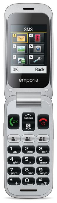 2G Smartphone 6,1 cm (2.4 Zoll 2 MP  One (Schwarz, Grau) 