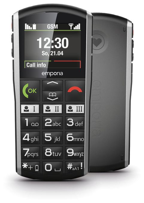 2G Smartphone 5,08 cm (2 Zoll)  SimpliCity V27 (Schwarz, Silber) 
