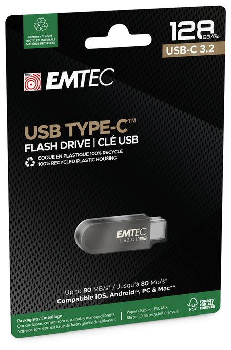 USB Typ-C Stick 128 GB  C280 (Schwarz) 