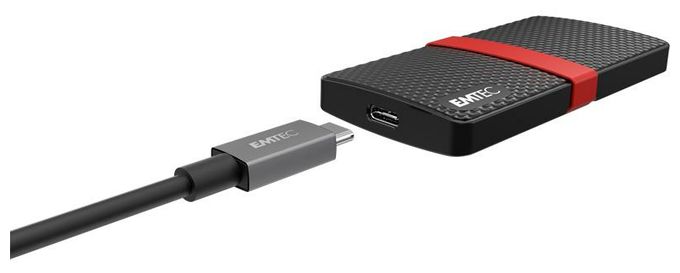 2 TB SSD  X200 Portable Power Plus (Schwarz) 