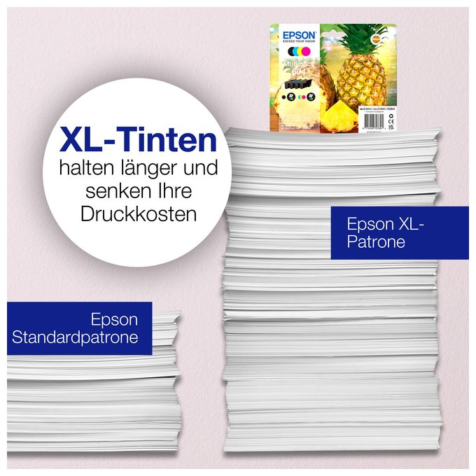 kompatible Druckerpatronen Magenta 2,4 ml 604 C13T10G34010 