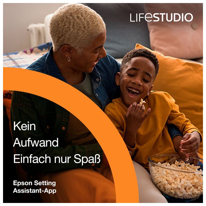 UHD 4K (3840x2160) 3LCD Laser Ultra-Short-Throw-Projektor 3600 ANSI Lumen  EH-LS670 Lifestudio Grand (Weiß) 