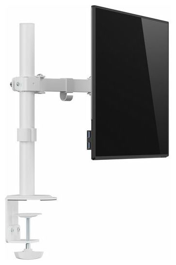 17"-32" Bewegliche Monitor/LCD-Tischhalterung, Weiß 
