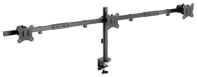 17"-32" Dreifach schwenkbare Monitor-Schreibtischhalterung 