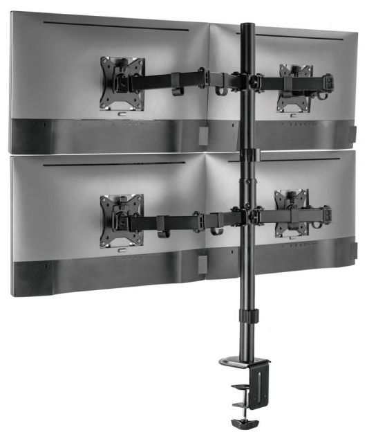 17”–32” Vierfach-Gelenk-Monitor/LCD-Tischhalterung 