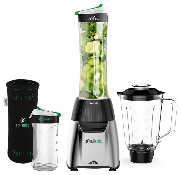 1 l Standmixer 350 W (Schwarz, Edelstahl, Transparent) ActivMix Premium 