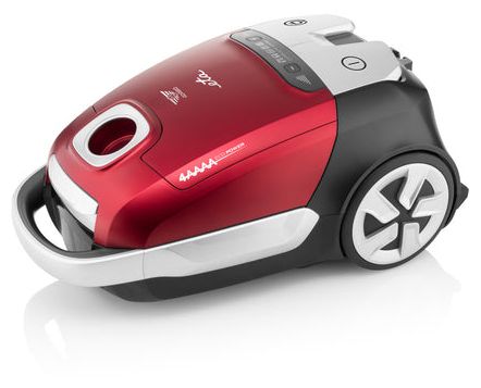 Bodenstaubsauger mit Staubbeutel 800 W HEPA  Adagio (Rot) 