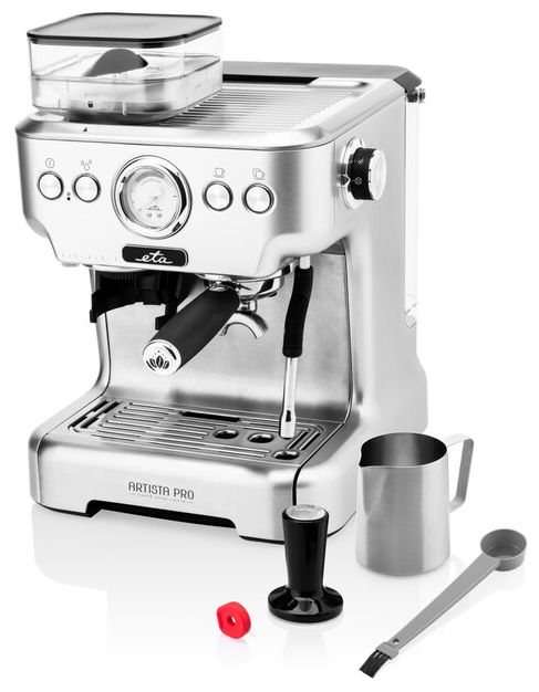 Siebträger Kaffeemaschine 20 bar 1620 W  Artista Pro (Edelstahl) 