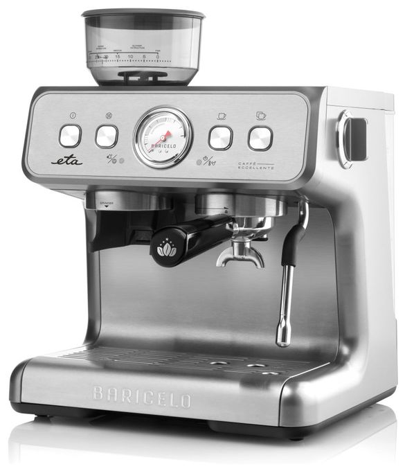 Siebträger Kaffeemaschine 15 bar 1550 W  Baricelo (Silber, Edelstahl) 