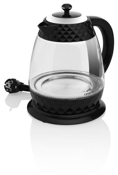 1,7 l Wasserkocher 2200 W (Schwarz, Transparent) Crystal 