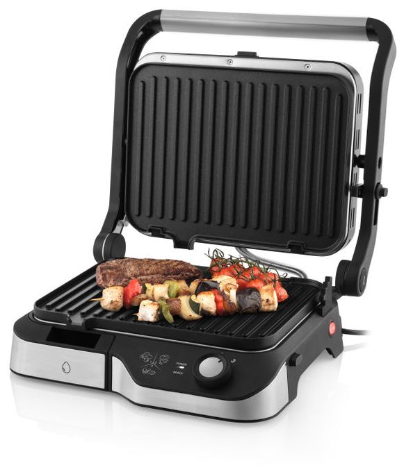 2000 W mit 308 x 230 mm Fläche  DeliChef (Schwarz) 