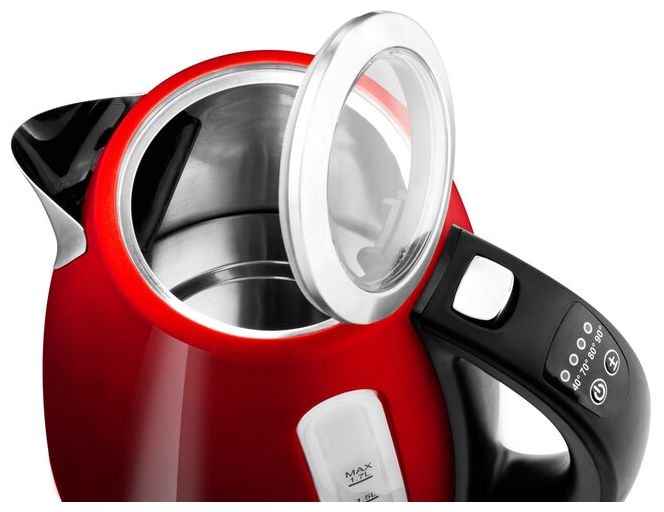 1,7 l Wasserkocher 2200 W  Digi (Rot) 