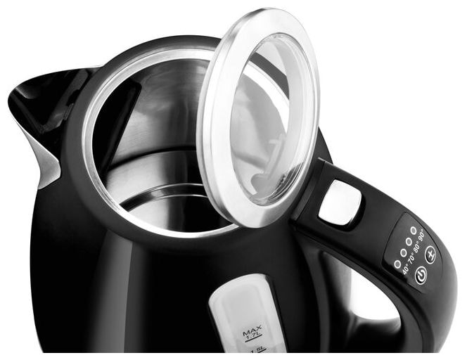 1,7 l Wasserkocher 2200 W  Digi (Schwarz) 
