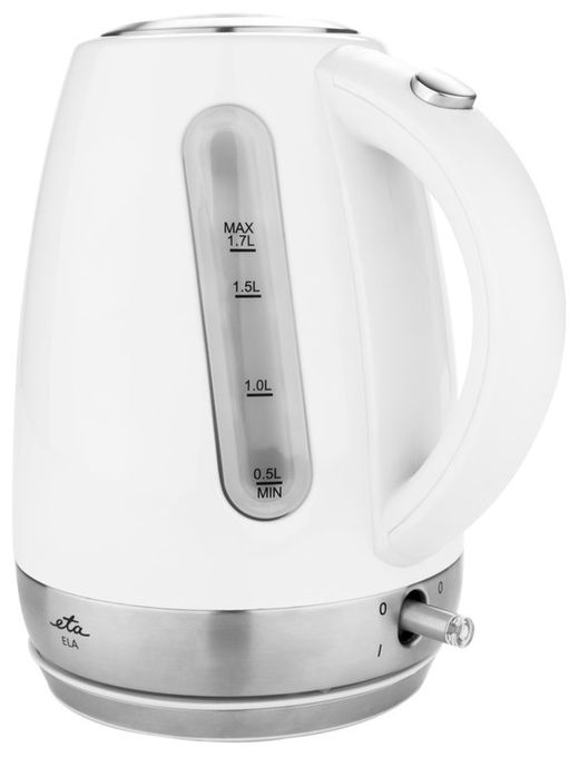1,7 l Wasserkocher 2100 W  Ela (Edelstahl, Weiß) 