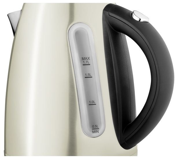 1,7 l Wasserkocher 2100 W (Beige, Schwarz, Edelstahl) Ela 