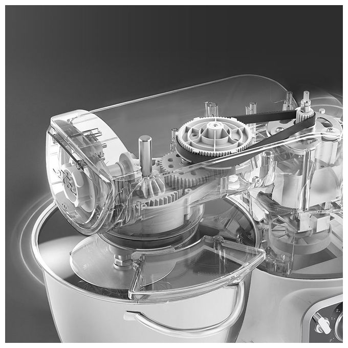 1500 W Küchenmaschine 5,5 l  Gratus Evo Max II (Weiß) 