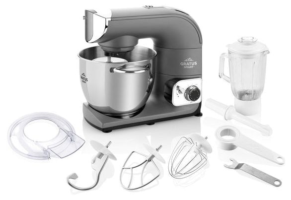 1200 W Küchenmaschine 5,5 l  Gratus Smart (Anthrazit) 