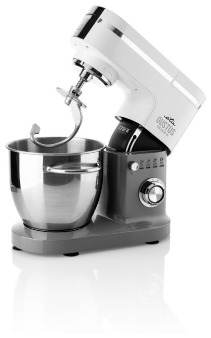 1200 W Küchenmaschine 5,5 l  Gustus Gulliver III (Grau, Weiß) 