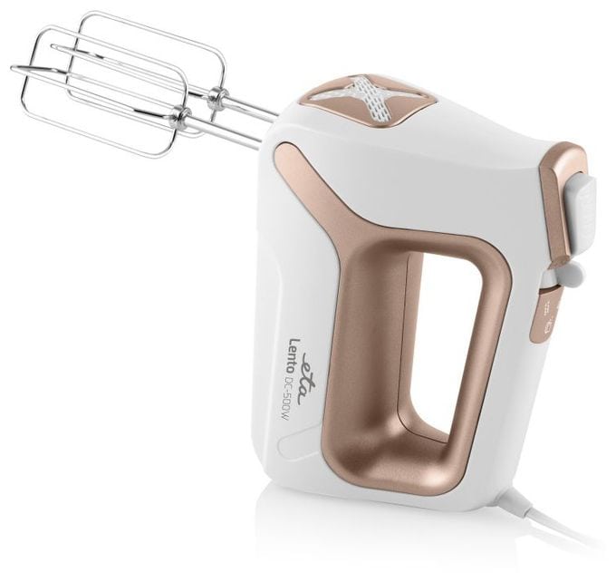 Handmixer 500 W 4 Stufen  Lento Elements (Weiß, Bronze) 