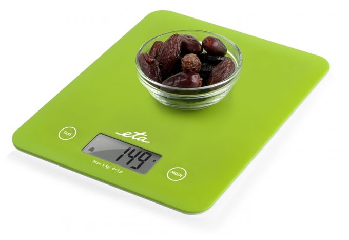 Elektronische Küchenwaage bis 5 kg Genauigkeit 1 g  Lori (Grau, Weiß) 