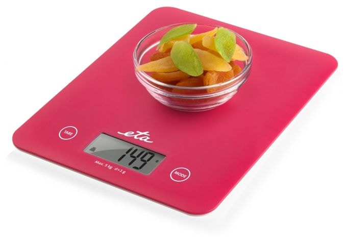 Elektronische Küchenwaage bis 5 kg Genauigkeit 1 g  Lori (Pink) 