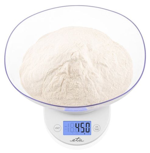 Elektronische Küchenwaage bis 5 kg Genauigkeit 1 g  Mari (Weiß) 