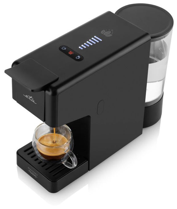 Gemahlener Kaffee/Kaffeekapsel Maschine  Multicaps Nuovo (Schwarz) 