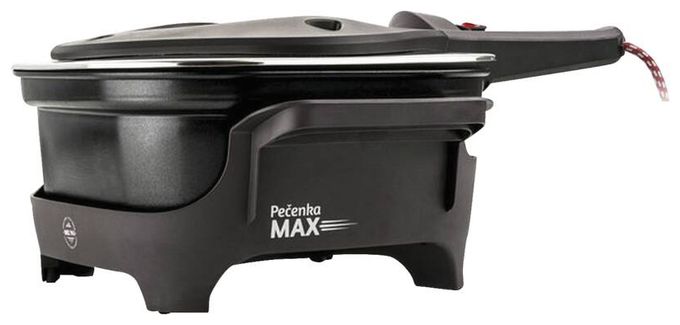 475 W  Pečenka Max Elektrischer Bräter (Schwarz) 