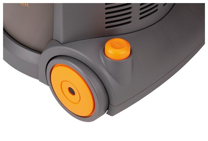 Bodenstaubsauger mit Staubbeutel 890 W Micro  Profi (Grau, Gelb) 