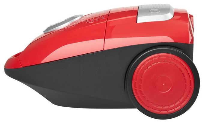 Bodenstaubsauger mit Staubbeutel 850 W HEPA (Schwarz, Rot, Silber) Rubio 