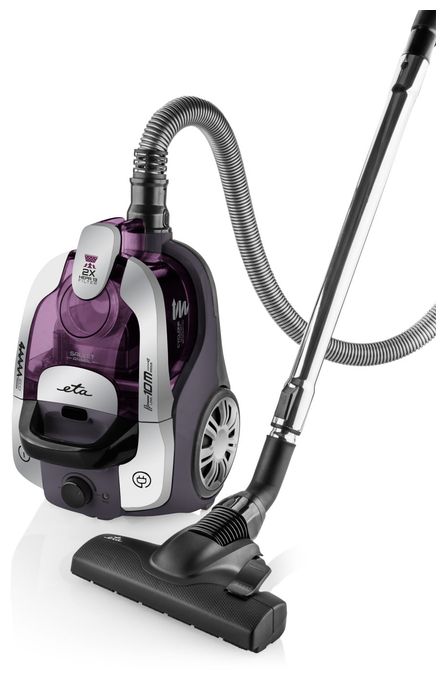 Bodenstaubsauger Beutellos 700 W HEPA (Schwarz, Silber, Violett) Salvet Animal 