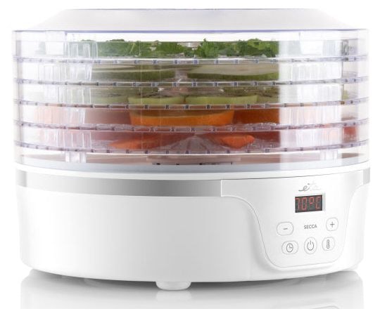 Dörrautomat 380 W 24 h Maximale Timer-Zeit 5 Dörrgitter Secca 