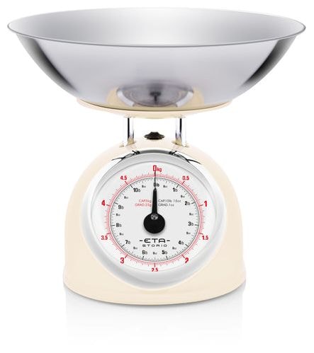 Mechanische Küchenwaage bis 5 kg Genauigkeit 25 g  Storio (Beige) 