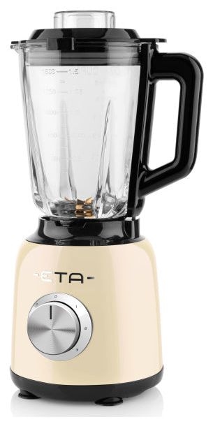 1,5 l Standmixer 3 Geschwindigkeiten 1200 W (Beige, Schwarz, Transparent) Storio 