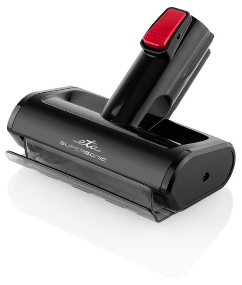 Handstaubsauger Beutellos bis 25 min Laufzeit HEPA  Supersonic Elastic (Schwarz, Rot) 