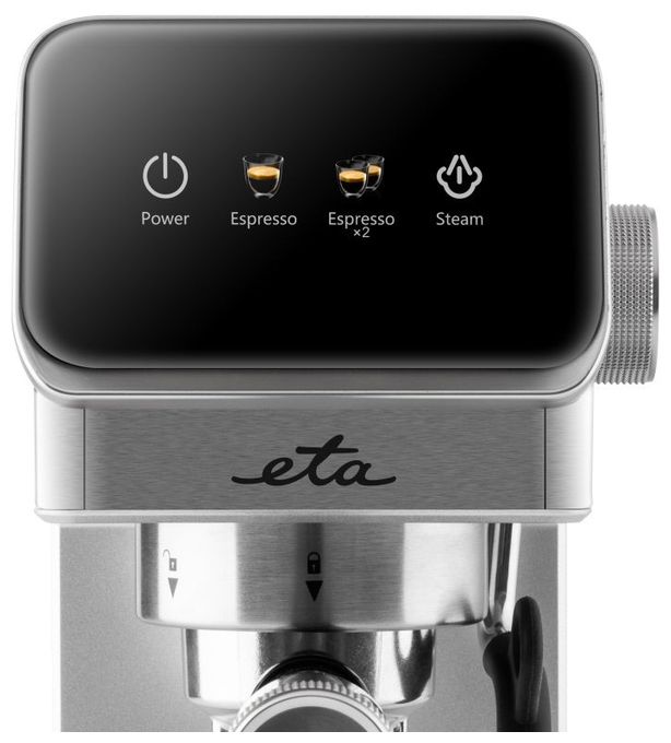 Siebträger Kaffeemaschine  Velutto (Edelstahl/Schwarz) 